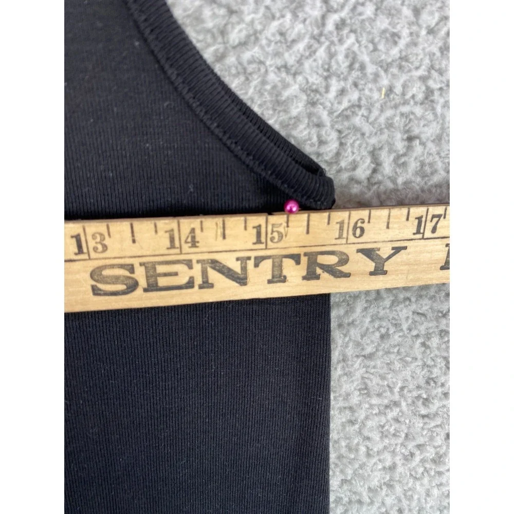 Lauren Ralph Lauren Pencil Dress Women PS Black Spaghetti Straps Long Side Slits